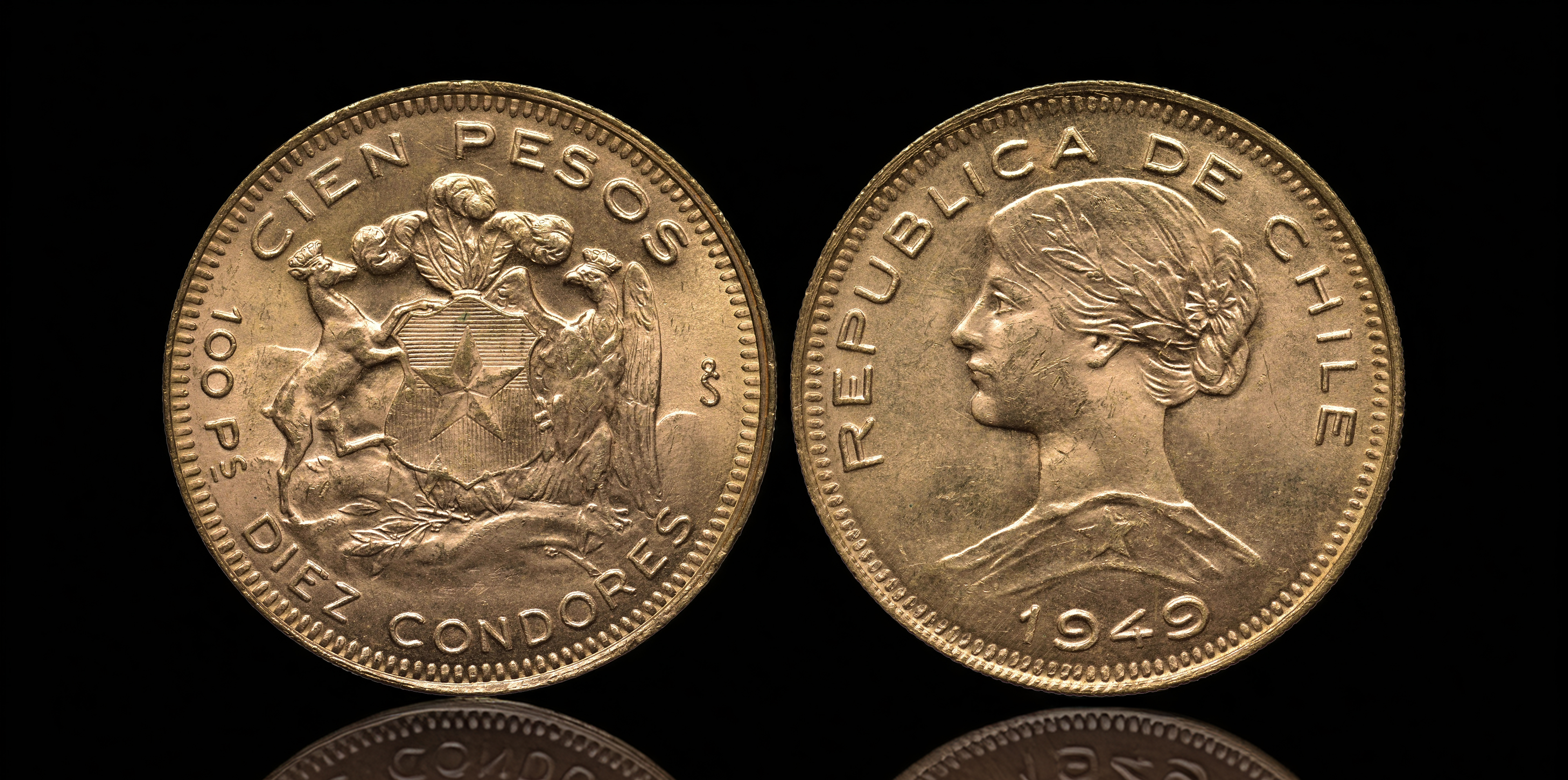 100 Pesos Cile Oro: Valore, Storia e Titolo della Moneta